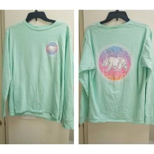 Lake Tahoe Mint Green Long Sleeve